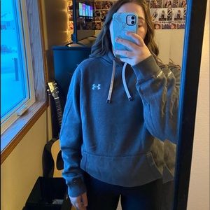 Grey under armor sweatshirt